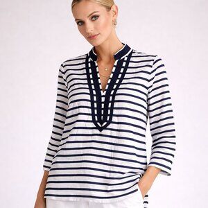Saint Tropez West Striped Tunic Top
